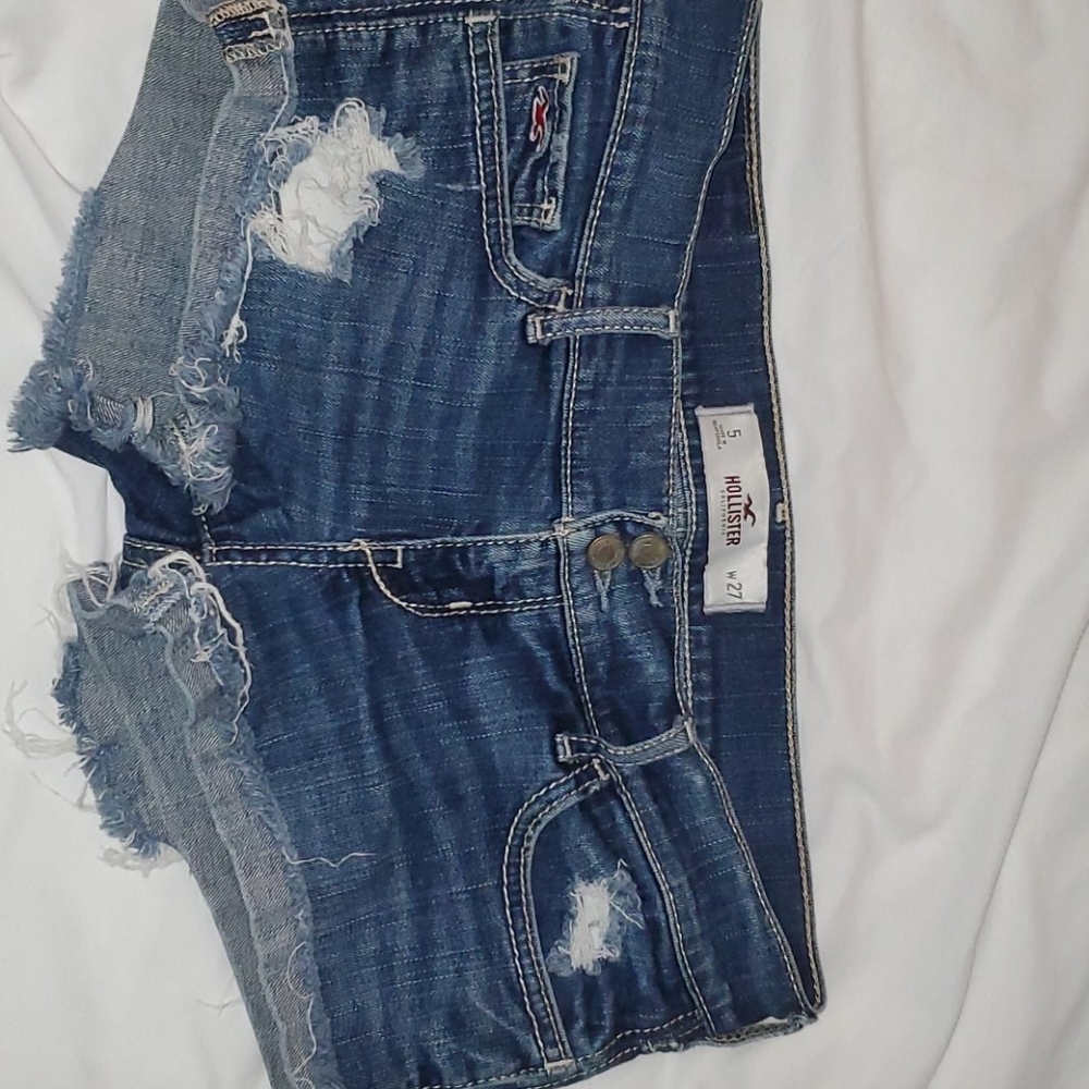 Hollister jean shorts